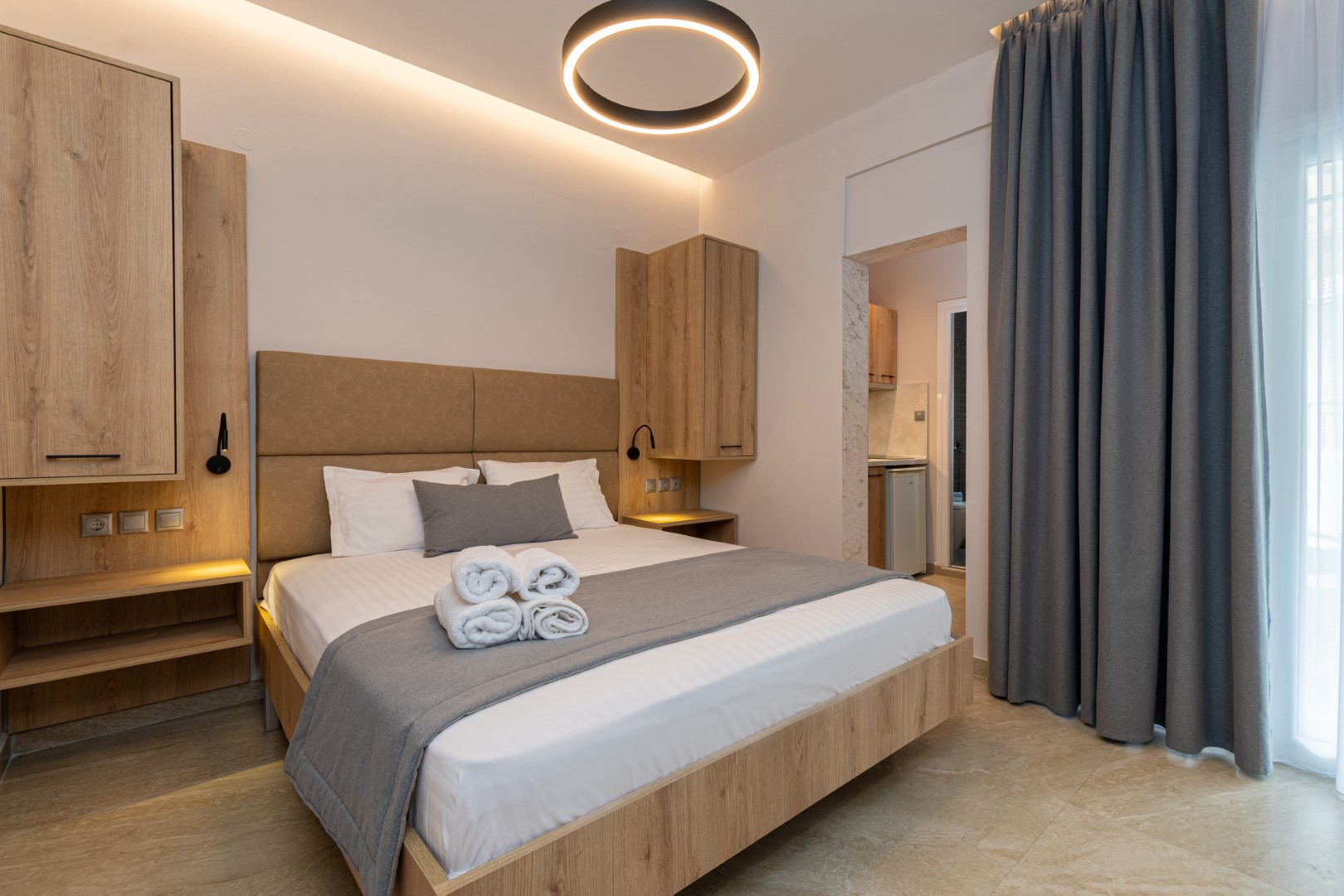 Double Studio (A6) – Elevated Ground Floor | Garden-View Balcony