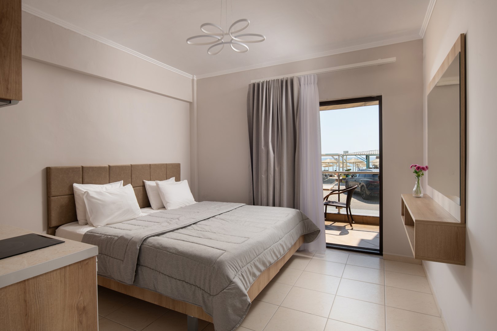 Superior Apartment (No. 03) – 1st Floor (Elevated Ground Floor) with Sea-View Balcony