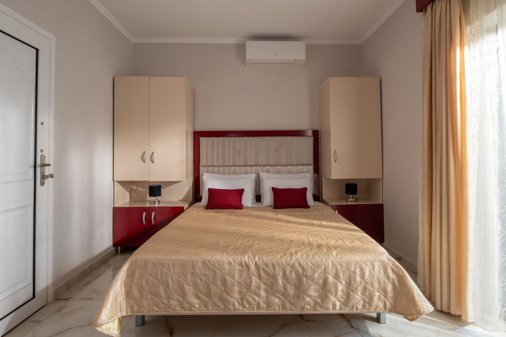 Superior Quadruple Studio (No. 05) – 2nd Floor with Partial Sea View & Large Balcony